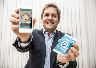Le Biscuit Connecté, créé par Poult, Arterris et la Clinique Pasteur est au goûter de la Cop21