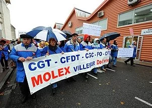 Redémarrage de l'ex-Molex et embauches pour 2010