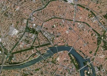 Données spatiales. L'Occitanie repérée sur la carte mondiale