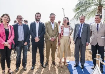 Lancement du chantier Hyd'Occ, usine de production d'hydrogène renouvelable à Port-la-Nouvelle
