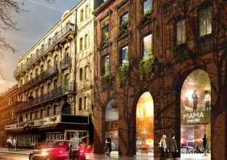 Construit à la place d'un cinéma, le Mama Shelter de Toulouse veut garder l'esprit des lieux