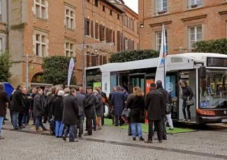Albi. La C2A teste un Businova sur tout son territoire