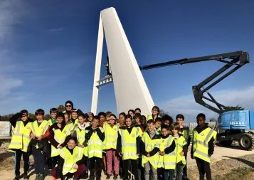« Le A », nouveau totem à l'entrée de l'aéroport Montpellier Méditerranée 