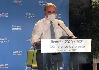 À Toulouse, sur fond de Covid, Jean-Luc Moudenc met l'accent sur l'économie et la sécurité