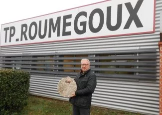 T.P. Le béton luminescent, le dernier atout de la société Roumégoux de Graulhet