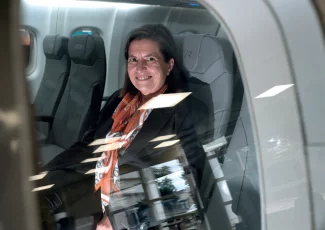 Nathalie Tarnaud Laude, la pilote d'ATR