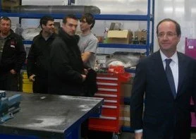 Albi : François Hollande visite la Safra 